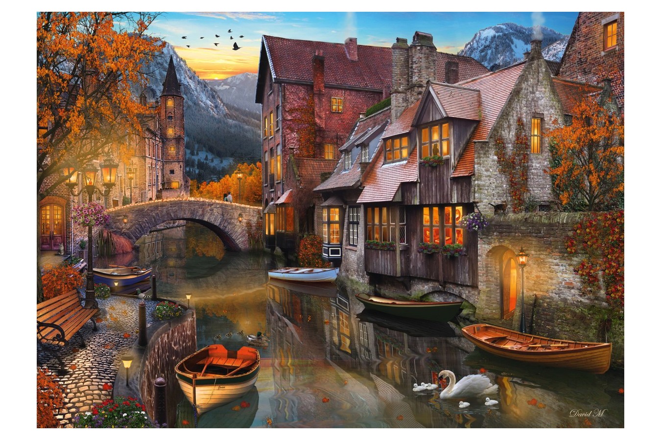 Puzzle Schmidt - House On The Channel, 1.000 piese (58355)