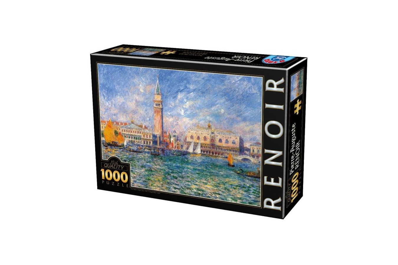 Puzzle D-Toys - Auguste Renoir: The Doge\'s Palace, 1.000 piese (66909-8)