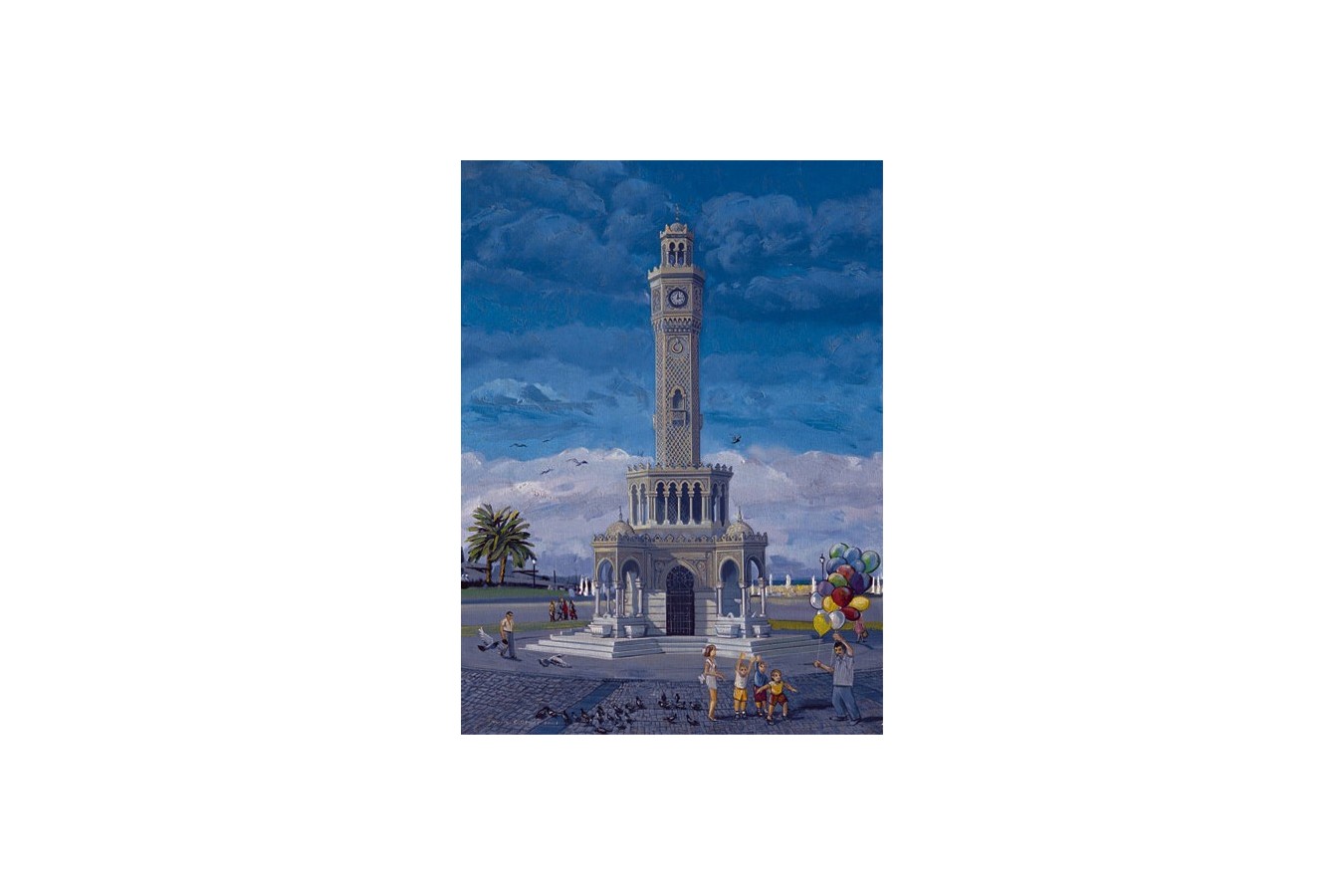 Puzzle Art Puzzle - Turcia - The Clock Tower, Izmir, 1.000 piese (Art-Puzzle-81054)