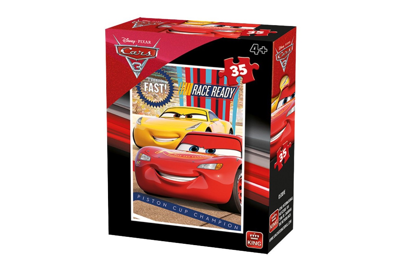 Puzzle King - Cars 3, 35 piese (05309-D)