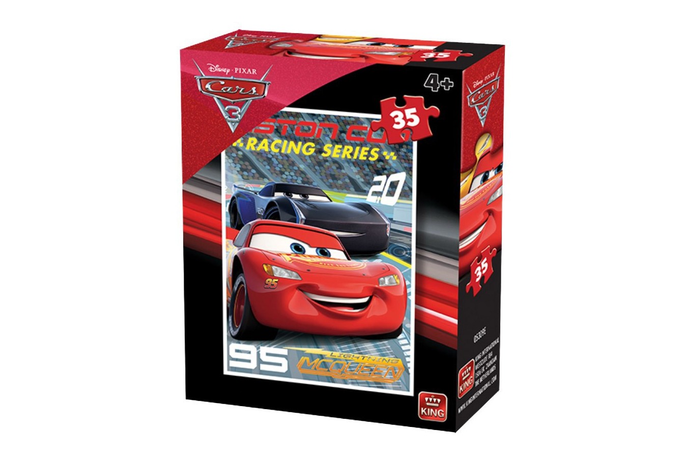 Puzzle King - Cars 3, 35 piese (05309-E)