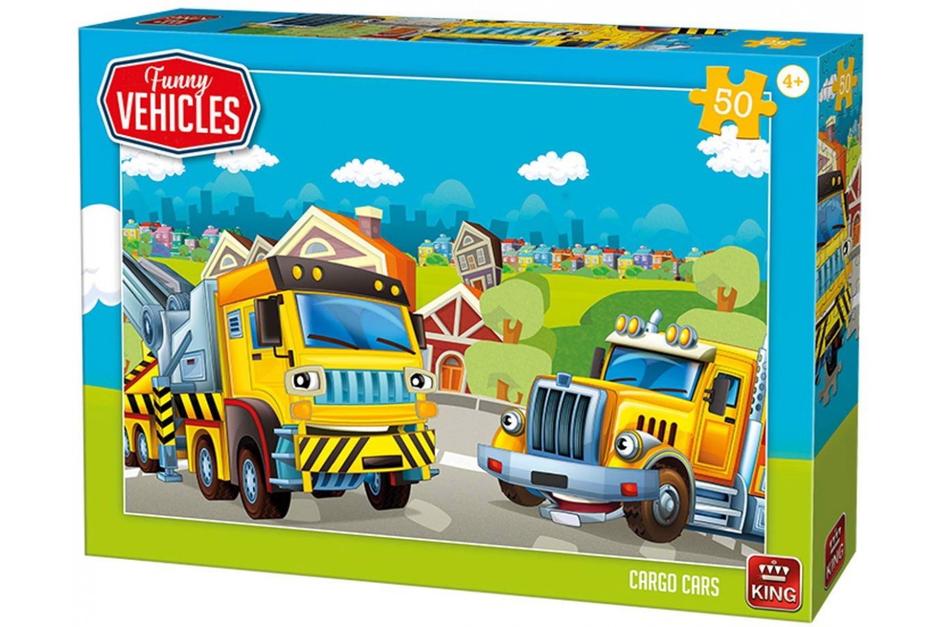 Puzzle King - Cargo Cars, 50 piese (05522)