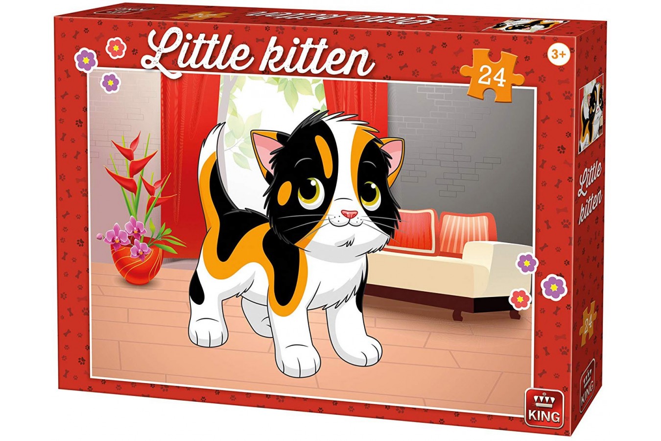 Puzzle King - Kitten, 24 piese (05797)