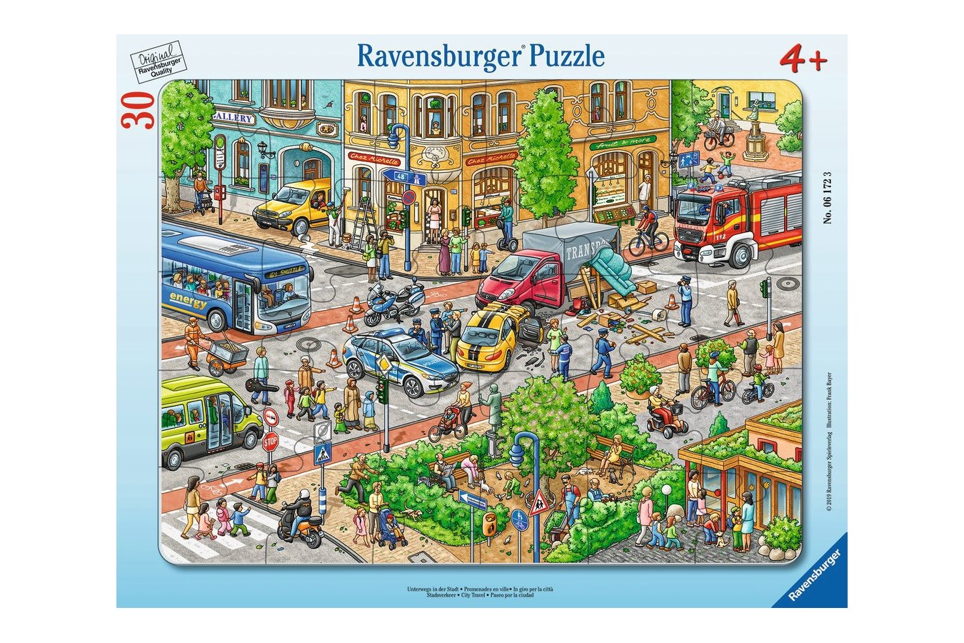 Puzzle Ravensburger - City Travel, 30 piese (06172)