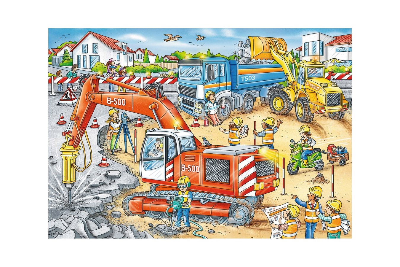 Puzzle Ravensburger - Construction Site, 2x12 piese (07630)