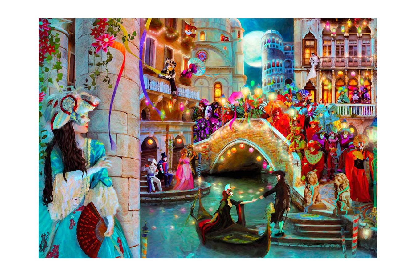 Puzzle KS Games - Aimee Stewart: Venice Carnival, 2.000 piese (KS-Games-11360)