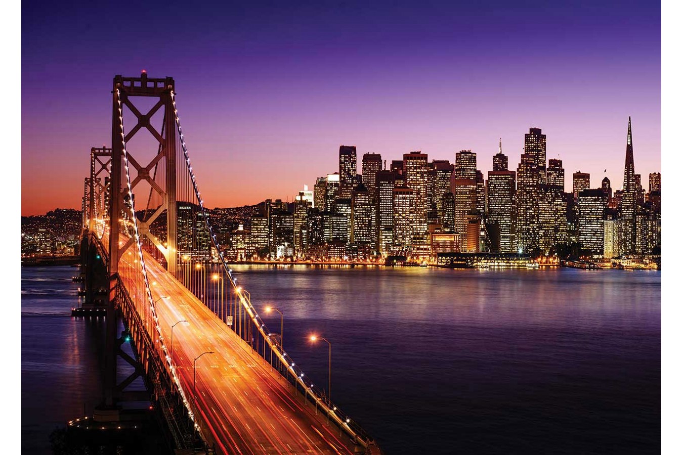 Puzzle KS Games - Brigitte Peyton: San Francisco Bridge at Sunset, 500 piese (KS-Games-11376)
