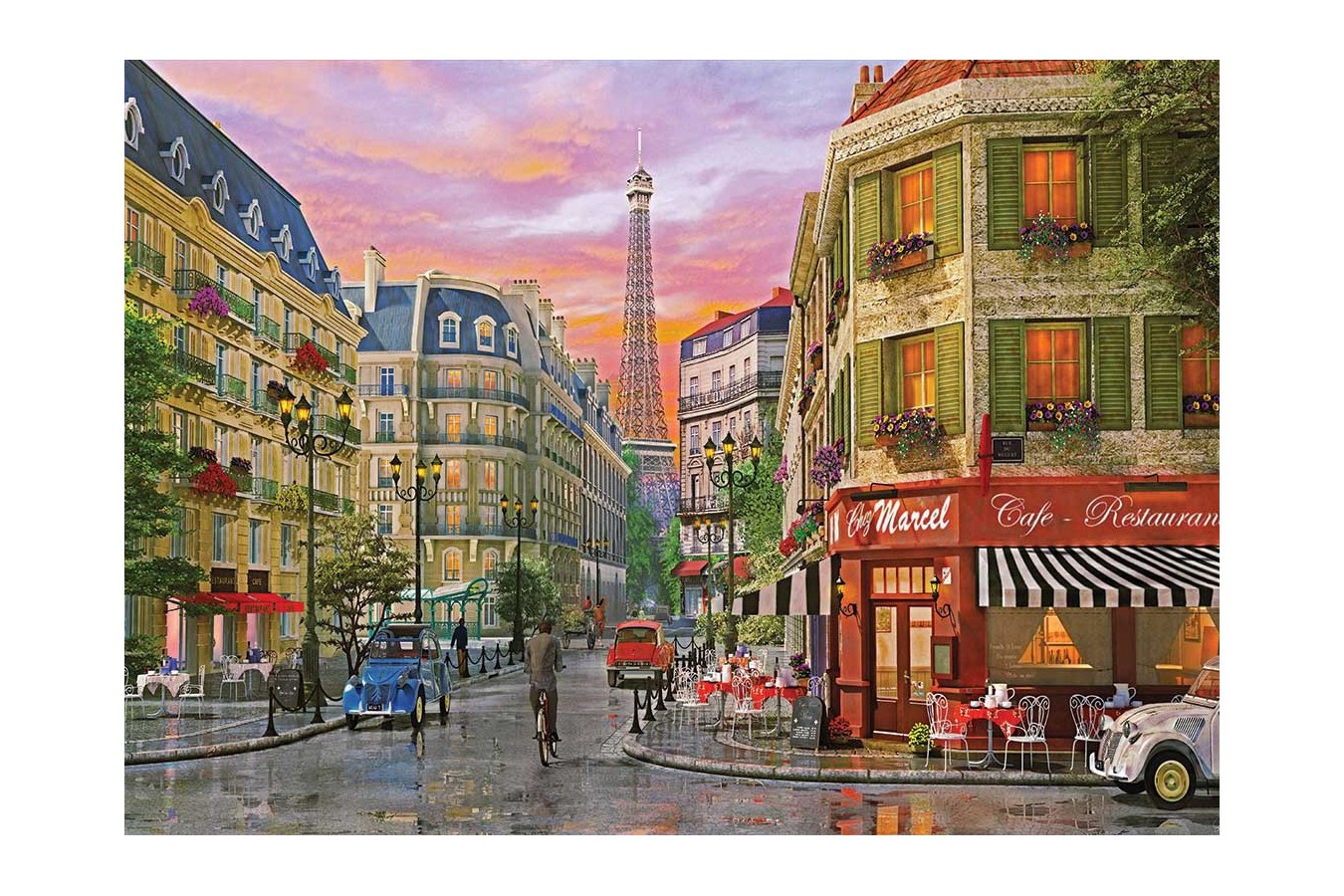 Puzzle KS Games - Dominic Davison: Rue de Paris, 1.000 piese (KS-Games-11357)