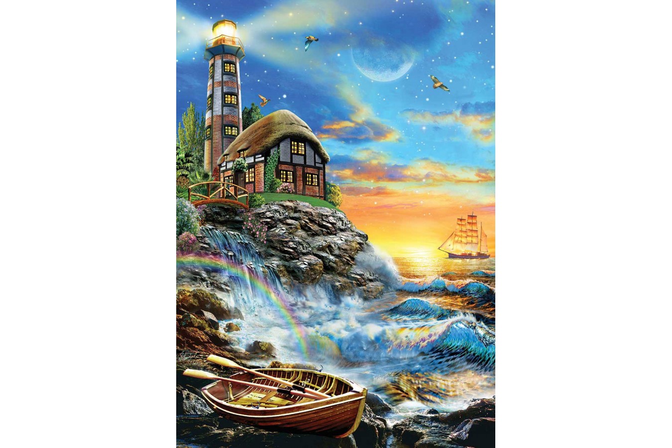 Puzzle KS Games - Twilight Lighthouse, 500 piese (KS-Games-11368)