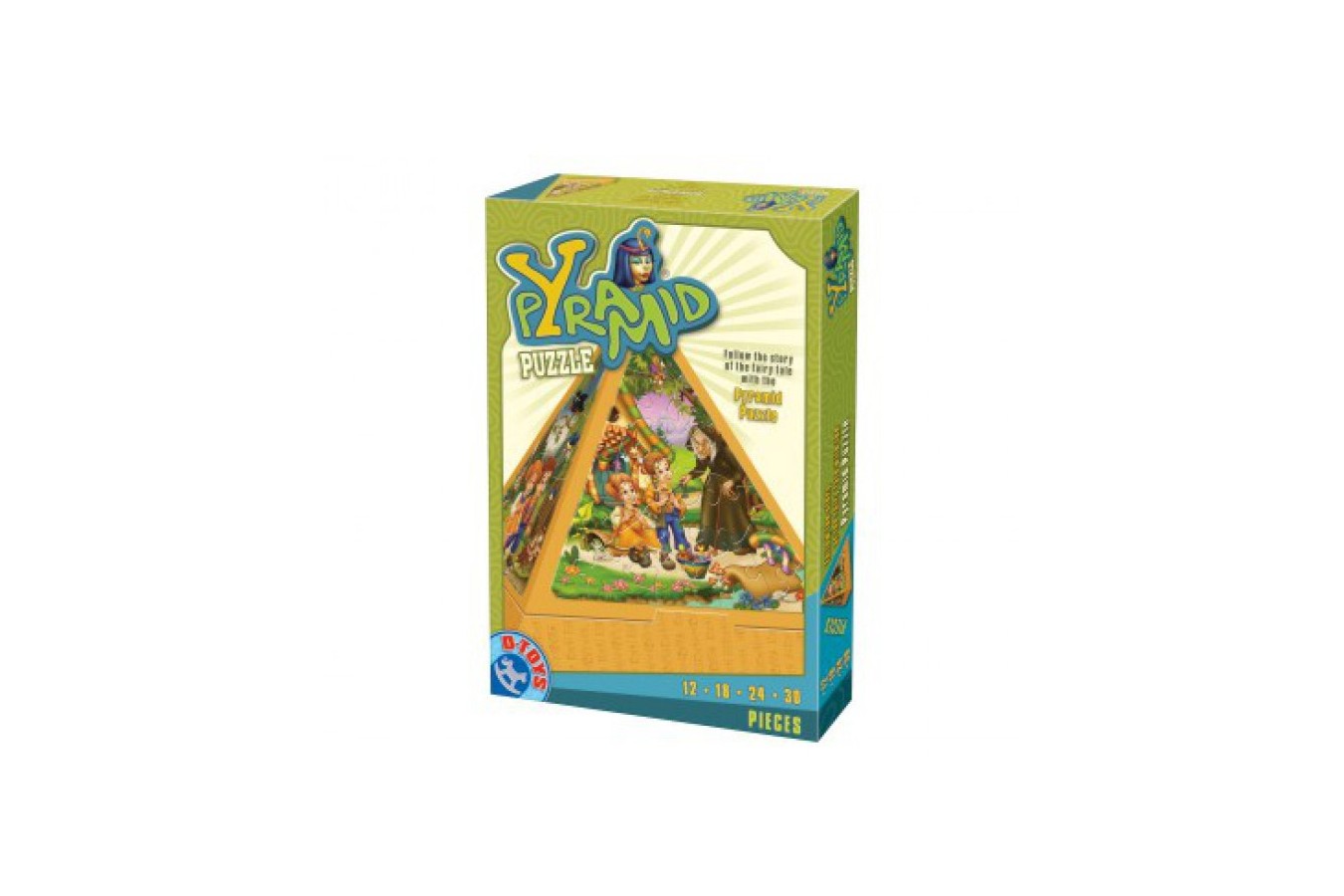Puzzle 3D D-Toys - Pyramid: the Hansel and Gretel story, 84 piese (Dtoys-64868-PR-01)