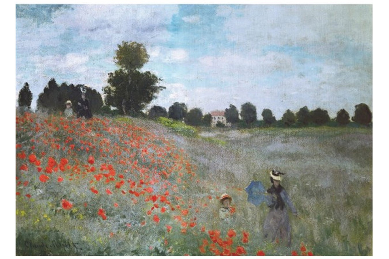 Puzzle D-Toys - Claude Monet: Poppies, 1.000 piese (Dtoys-67548-CM01-(67548))