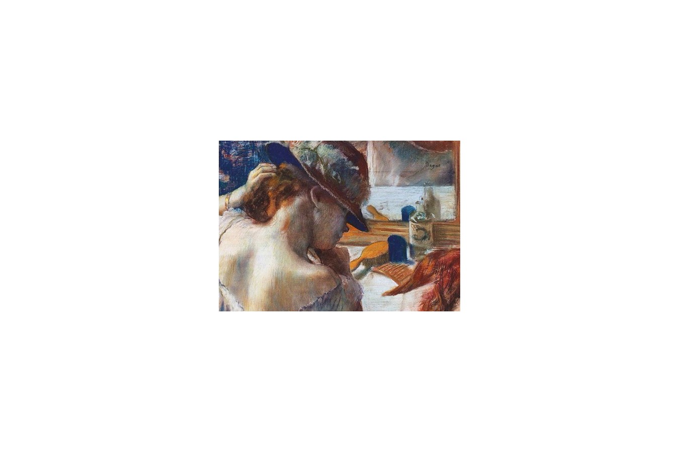 Puzzle D-Toys - Edgar Degas: In Front of the Mirror, 500 piese (Dtoys-73938-DE01-(73938))
