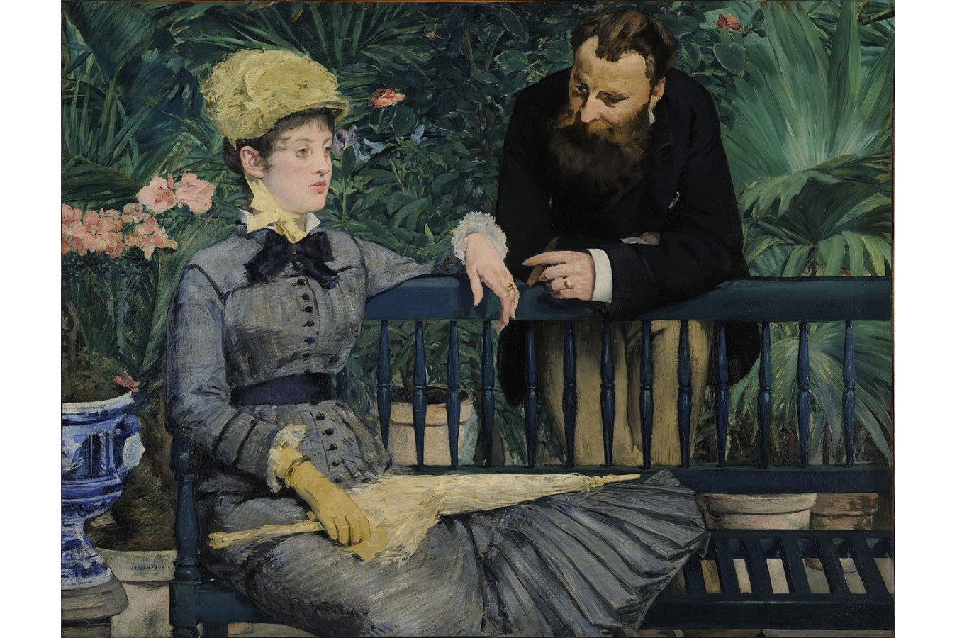 Puzzle D-Toys - Edouard Manet: In the Conservatory, 1879, 1.000 piese (Dtoys-73068-MA03-(75239))