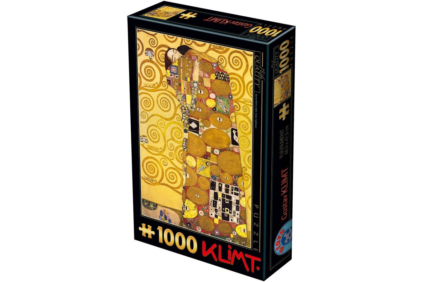 Puzzle D-Toys - Gustav Klimt: The Kiss, 1.000 piese (Dtoys-66923-KL12-(74560))