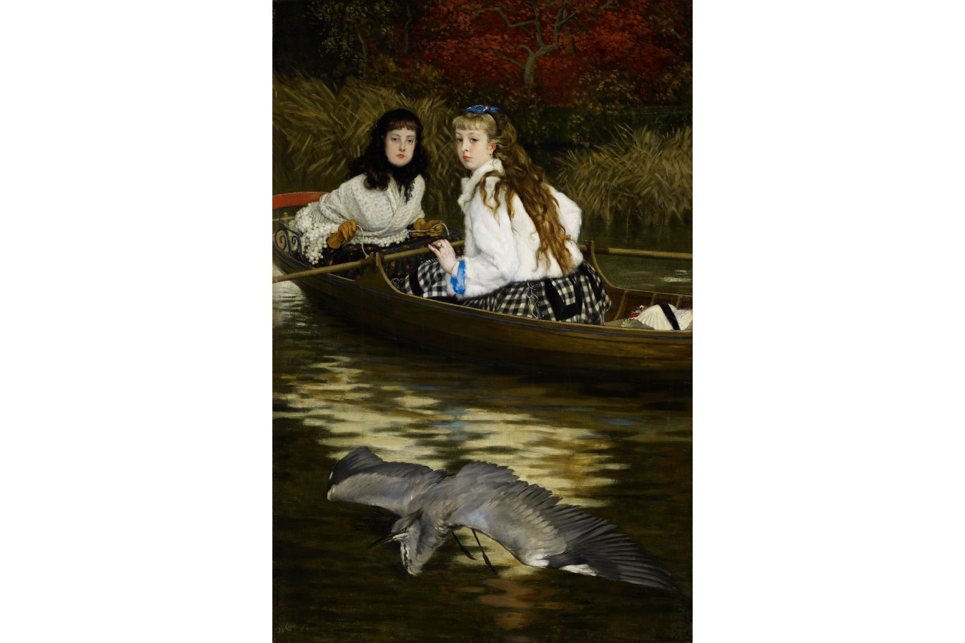 Puzzle D-Toys - James Tissot: On the Thames, A Heron, 1.000 piese (Dtoys-72771-TI01)