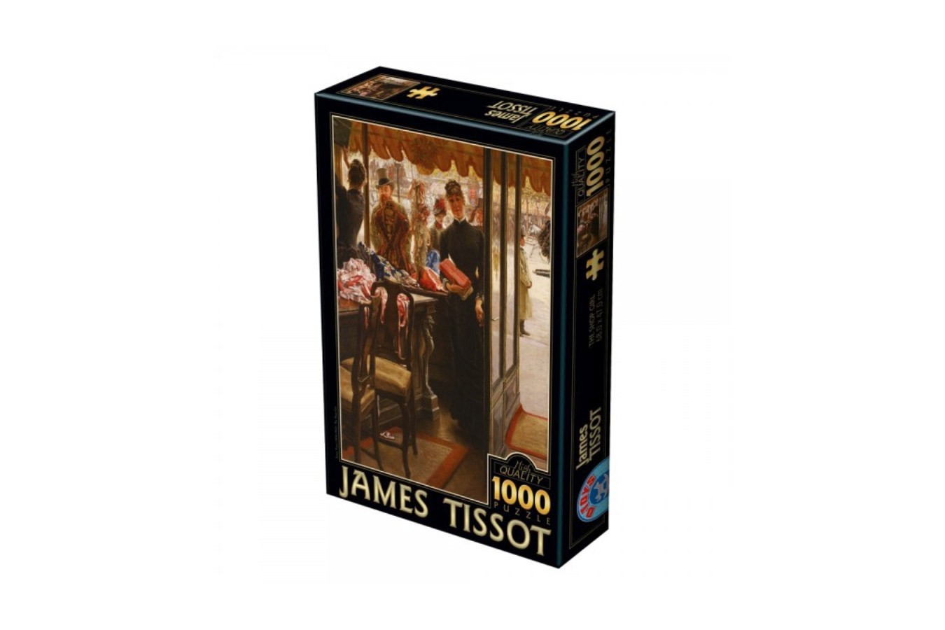 Puzzle D-Toys - James Tissot: The Shop Girl, 1.000 piese (Dtoys-72771-TI03)