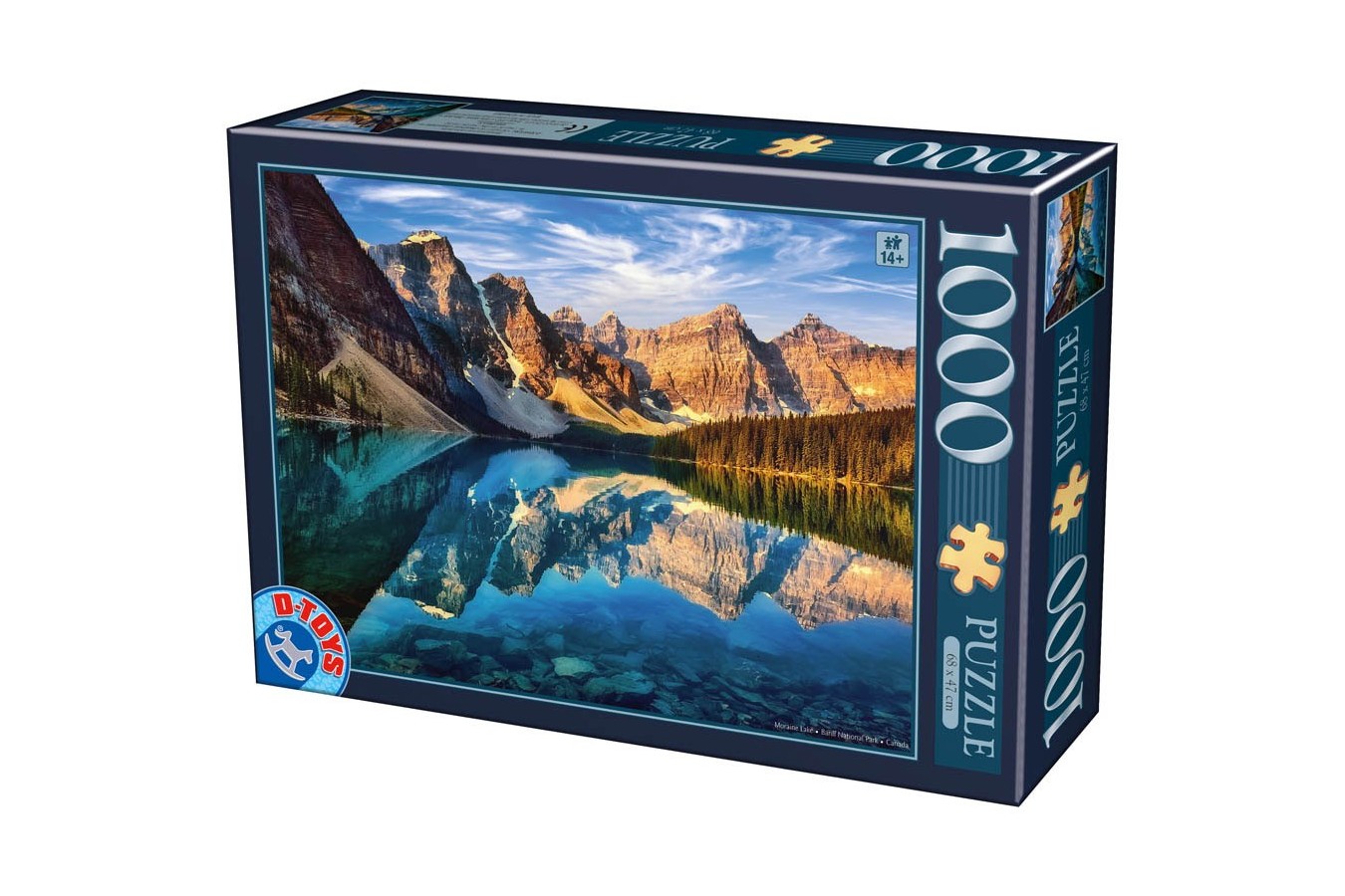 Puzzle D-Toys - Moraine Lake, Canada, 1.000 piese (Dtoys-75765)