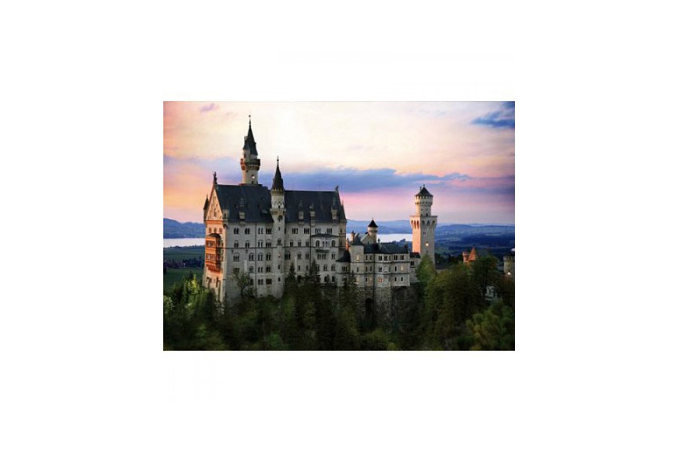 Puzzle D-Toys - Neuschwanstein Castle, Germany, 1.000 piese (DToys-64301-NL07)