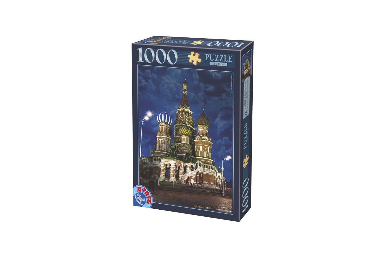 Puzzle D-Toys - Saint Basil The Great Cathedral, Moscow, 1.000 piese (Dtoys-64301-NL10-(74812))