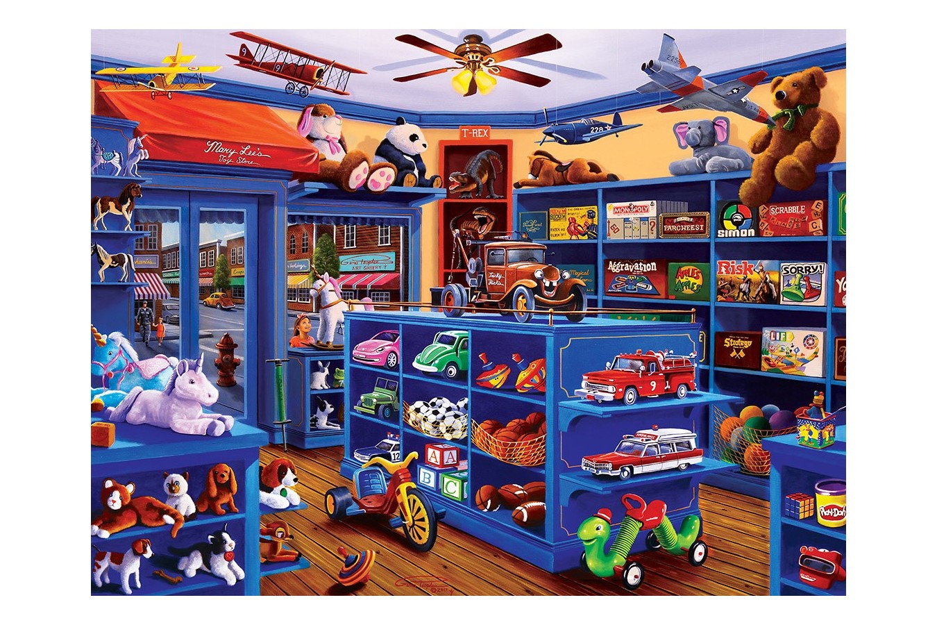 Puzzle Master Pieces - Mary Lee\'s Toy Store, 750 piese (Master-Pieces-31831)