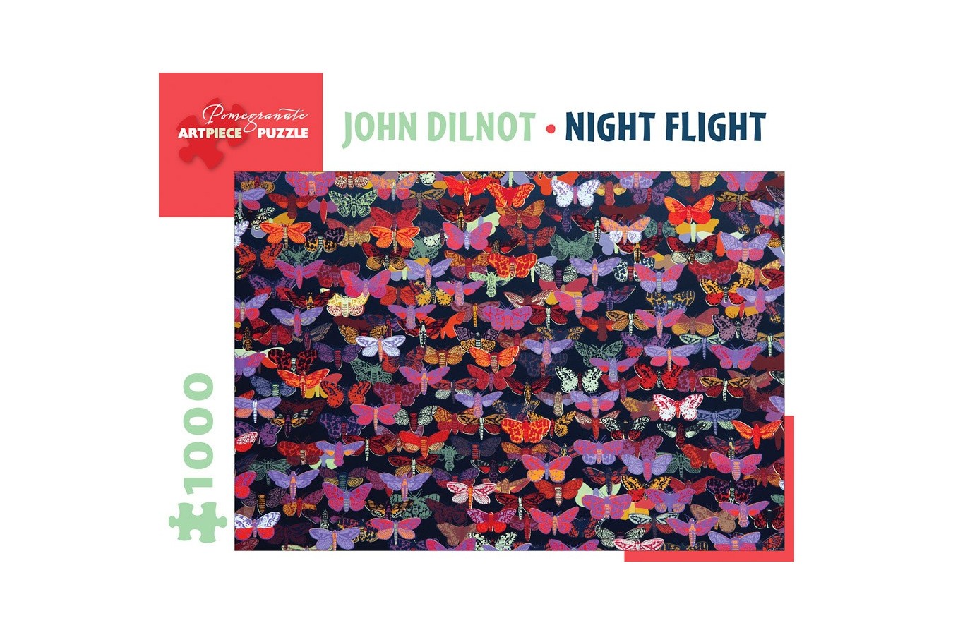 Puzzle Pomegranate - John Dilnot: Night Flight, 1.000 piese (AA1023)