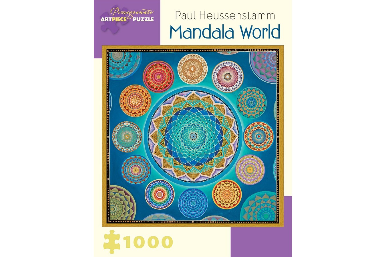 Puzzle Pomegranate - Paul Heussenstamm: Mandala World, 1.000 piese (AA930)