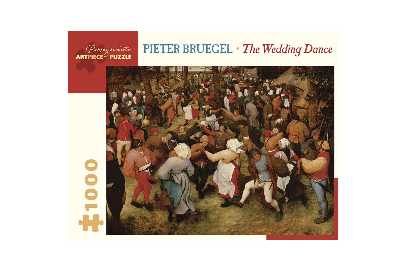 Puzzle Pomegranate - Pieter Bruegel: The Wedding Dance, 1.000 piese (AA1030)