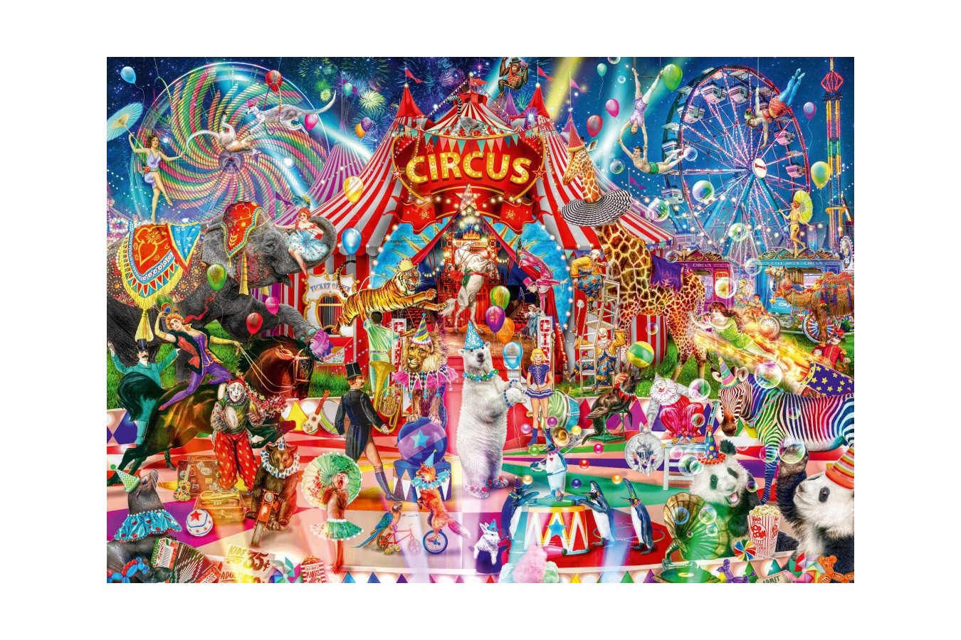 Puzzle Bluebird - Aimee Stewart: A Night at the Circus, 4.000 piese (Bluebird-Puzzle-70229-P)