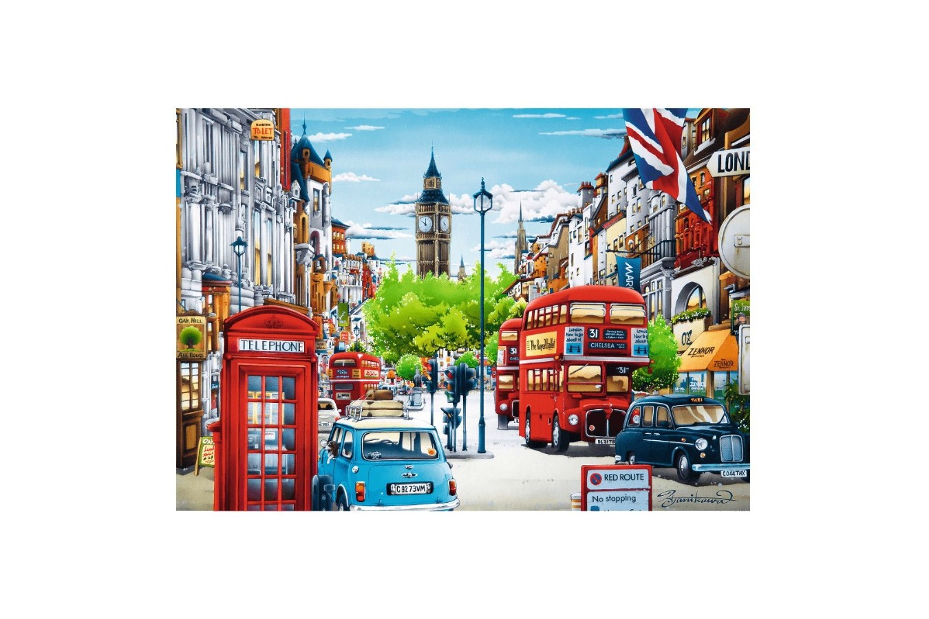 Puzzle Trefl - London, 1.000 piese (10557) imagine