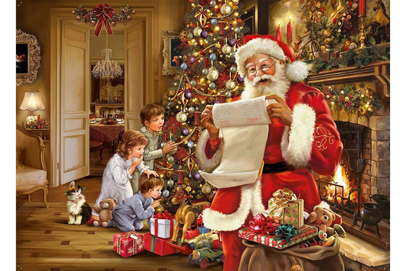 Puzzle King - Christmas Santa List, 1.000 piese (05767)