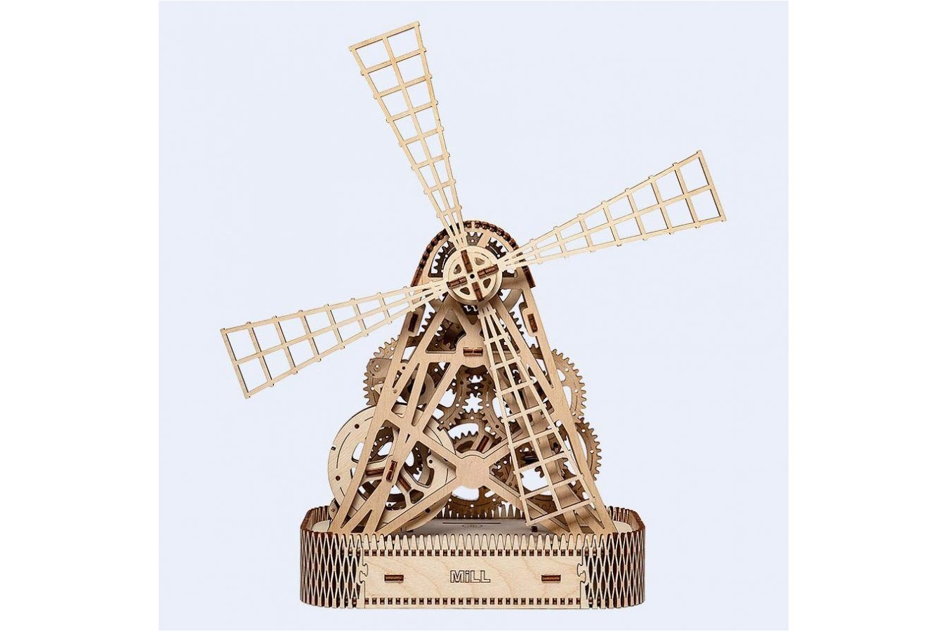 Puzzle 3D din lemn Wooden.City - Mill, 222 piese (Wooden-City-WR307-8060)