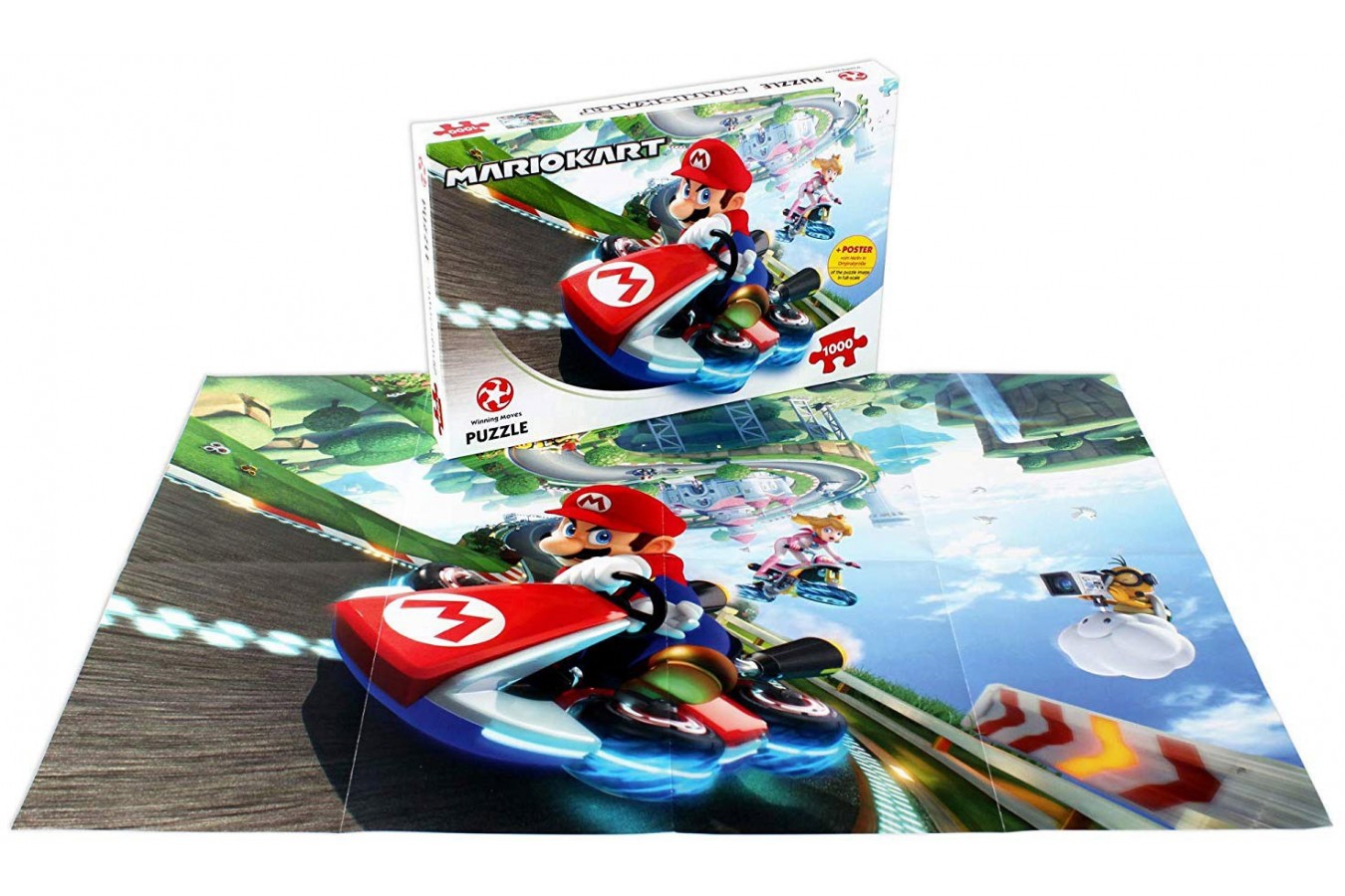 Puzzle Winning Moves - Super Mario - Mario Kart Fun Racer, 1.000 piese (Winning-Moves-02948)