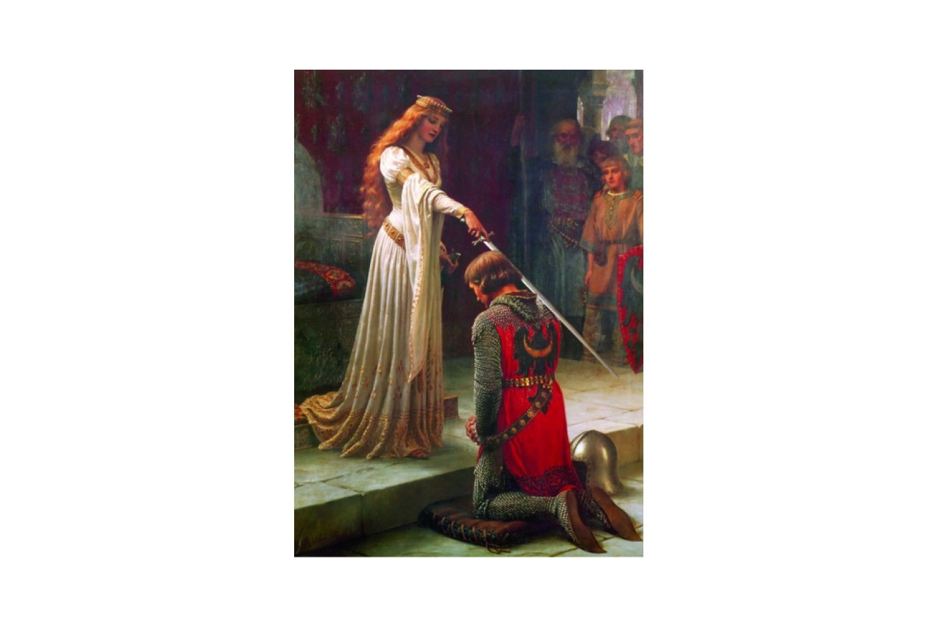 Puzzle Gold Puzzle - Leighton Edmund Blair: The Accolade, 1.000 piese (Gold-Puzzle-60959)