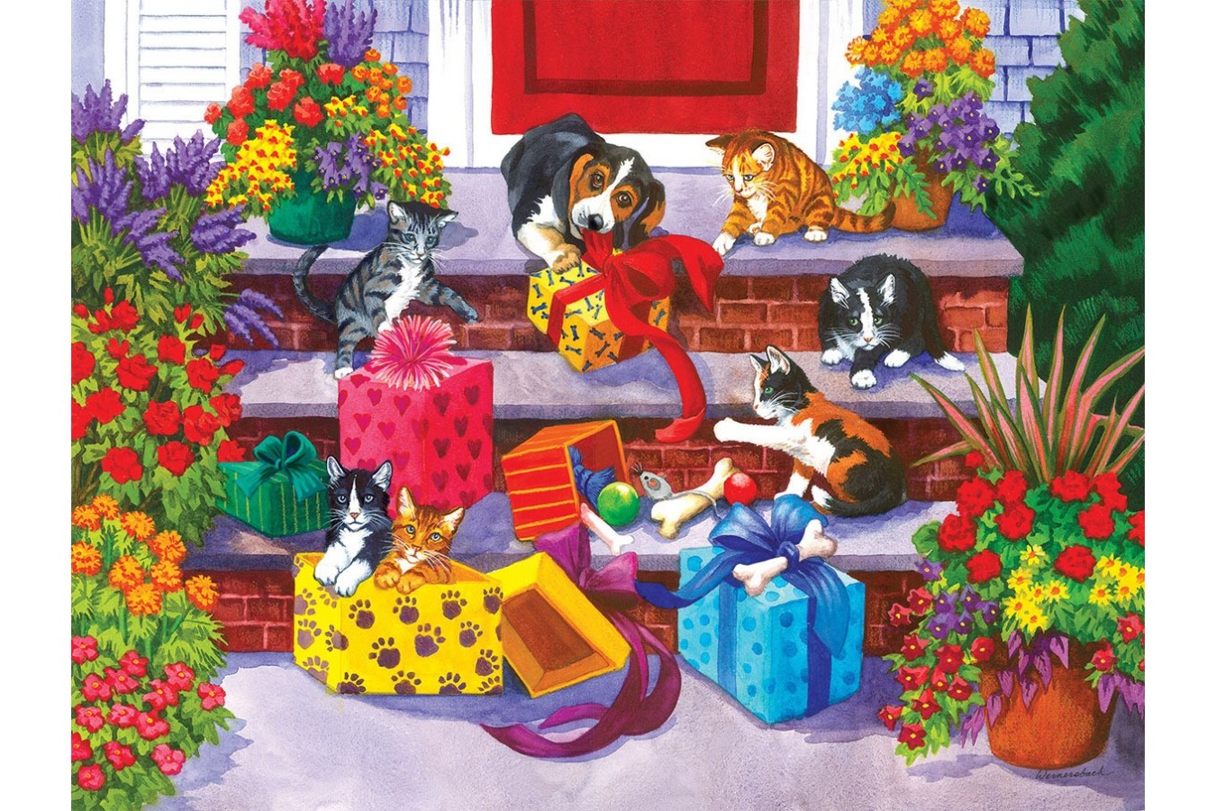 Puzzle SunsOut - Time for Toys and Treats, 300 piese (Sunsout-62913)