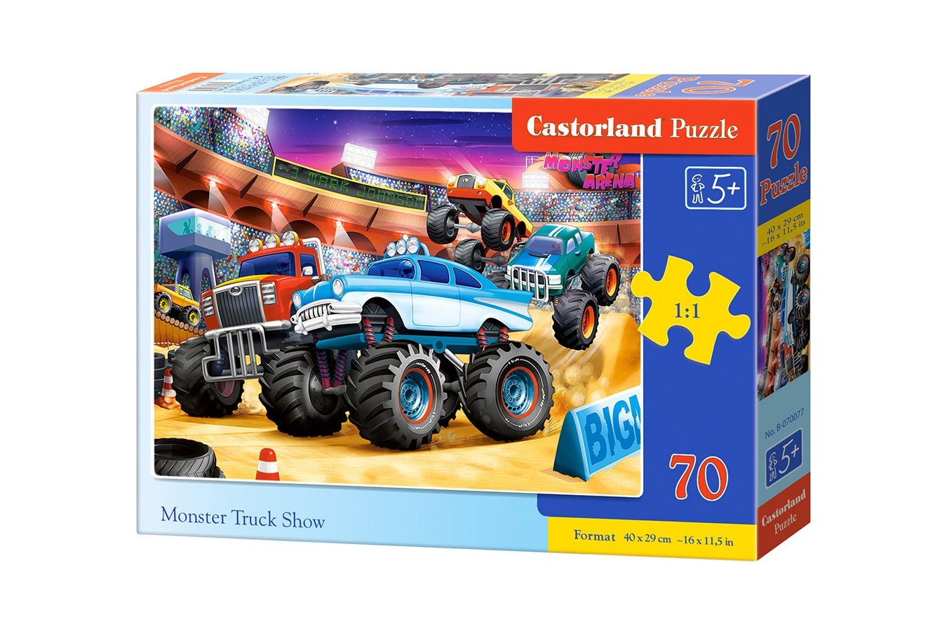 Puzzle Castorland - Monster Truck Show, 70 piese (070077)