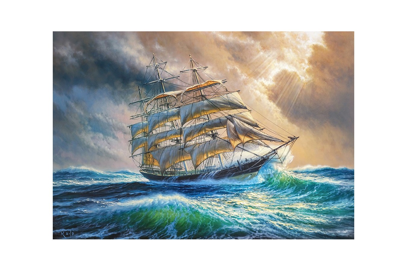 Puzzle Castorland - Sailing against all Odds, 1.000 piese (104529)