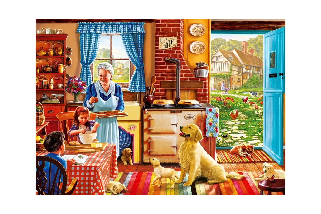 Puzzle Bluebird - Steve Crisp: Cottage Interior, 1.000 piese (70323-P) imagine