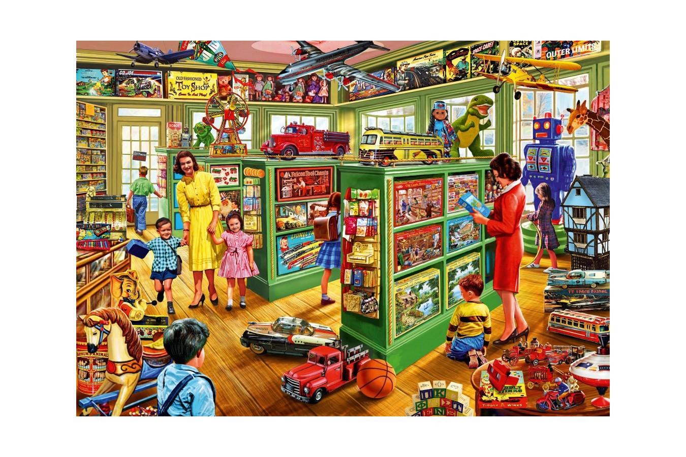 Puzzle Bluebird - Steve Crisp: Toy Shop Interiors, 1.000 piese (70324-P) imagine
