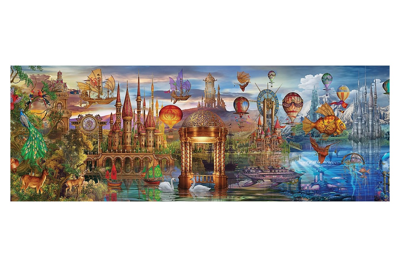 Puzzle panoramic KS Games - Marchetti Ciro: Fantastic, 1.000 piese (21005)