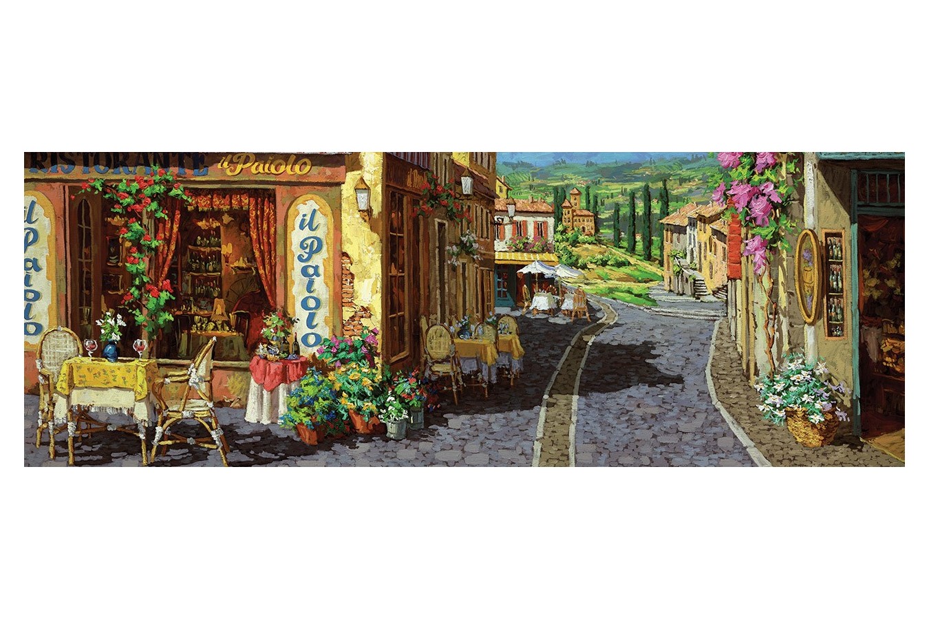 Puzzle panoramic KS Games - Ristorante Il Paiolo, 1.000 piese (21006)
