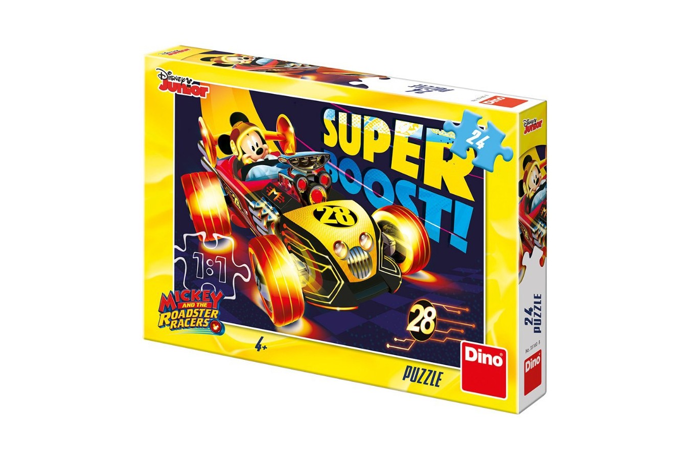 Puzzle Dino - Mickey and The Roadster Racers, 24 piese (35160)