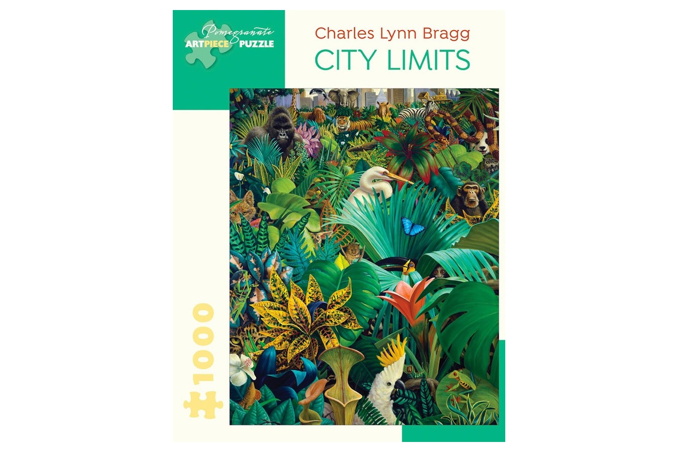 Puzzle Pomegranate - Charles Lynn Bragg: City Limits, 1986, 1.000 piese (AA1060)