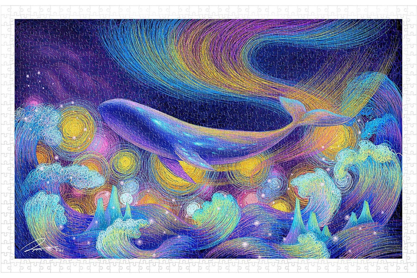 Puzzle din plastic Pintoo - The Whale, 1.000 piese (H2122) imagine