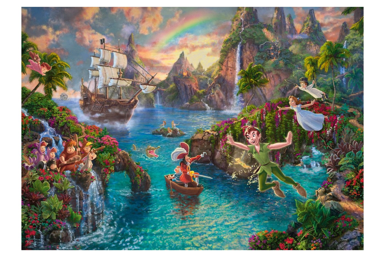 Puzzle Schmidt - Thomas Kinkade: Peter Pan, 1.000 piese (59635)