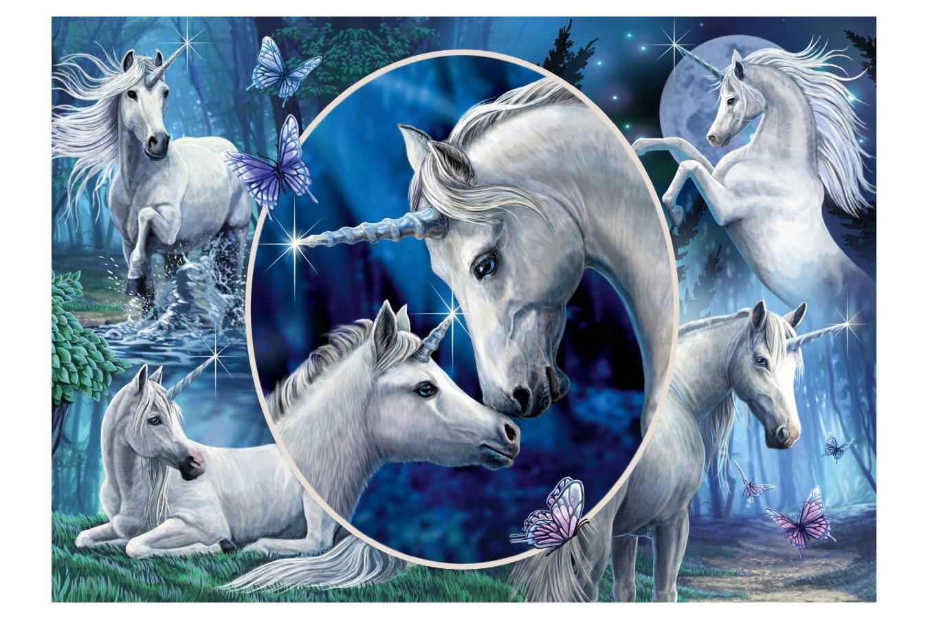 Puzzle Schmidt - Lisa Parker: Charming Unicorns, 1.000 piese (59668)