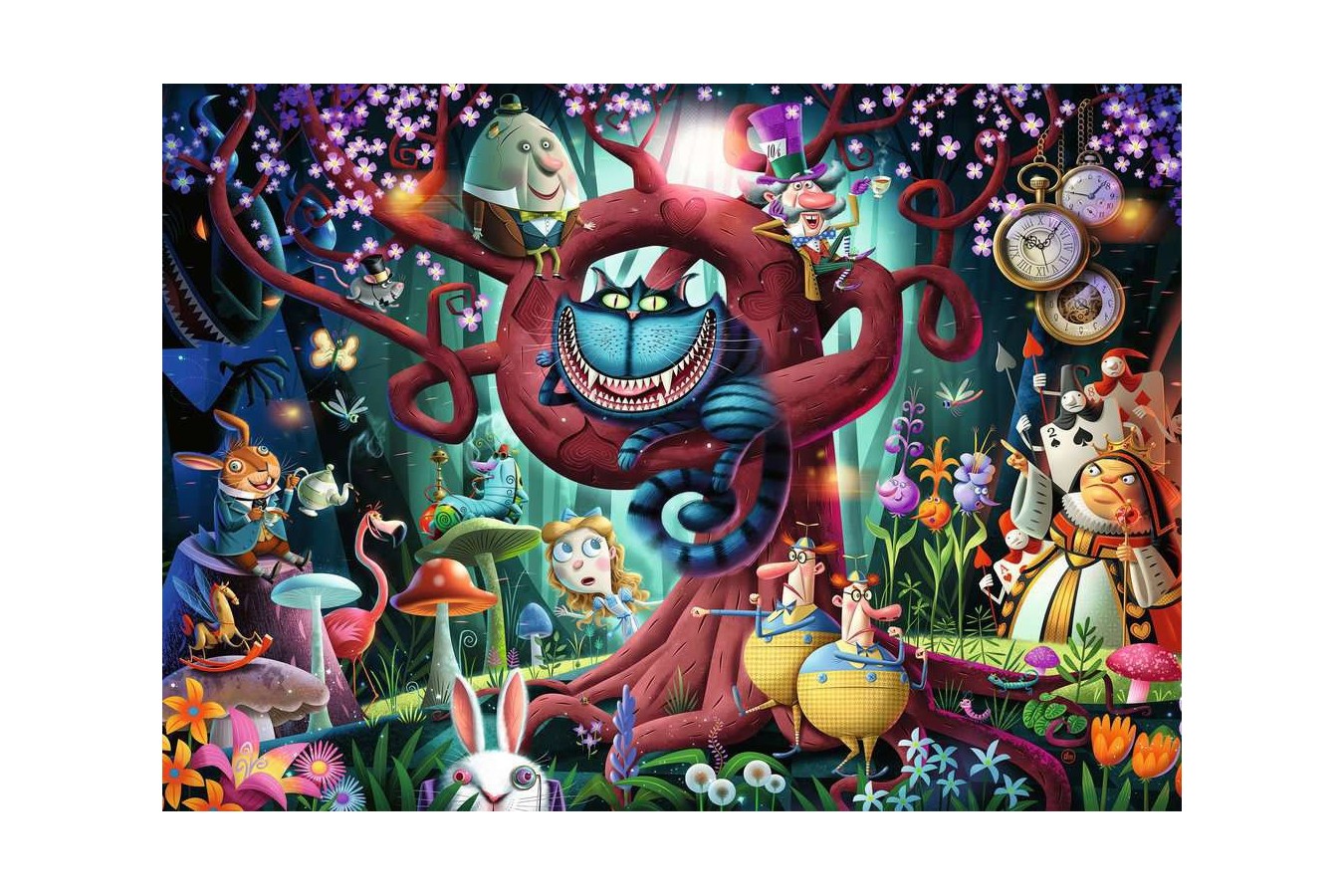 Puzzle Ravensburger - Everyone is Crazy here, 1.000 piese (16456)