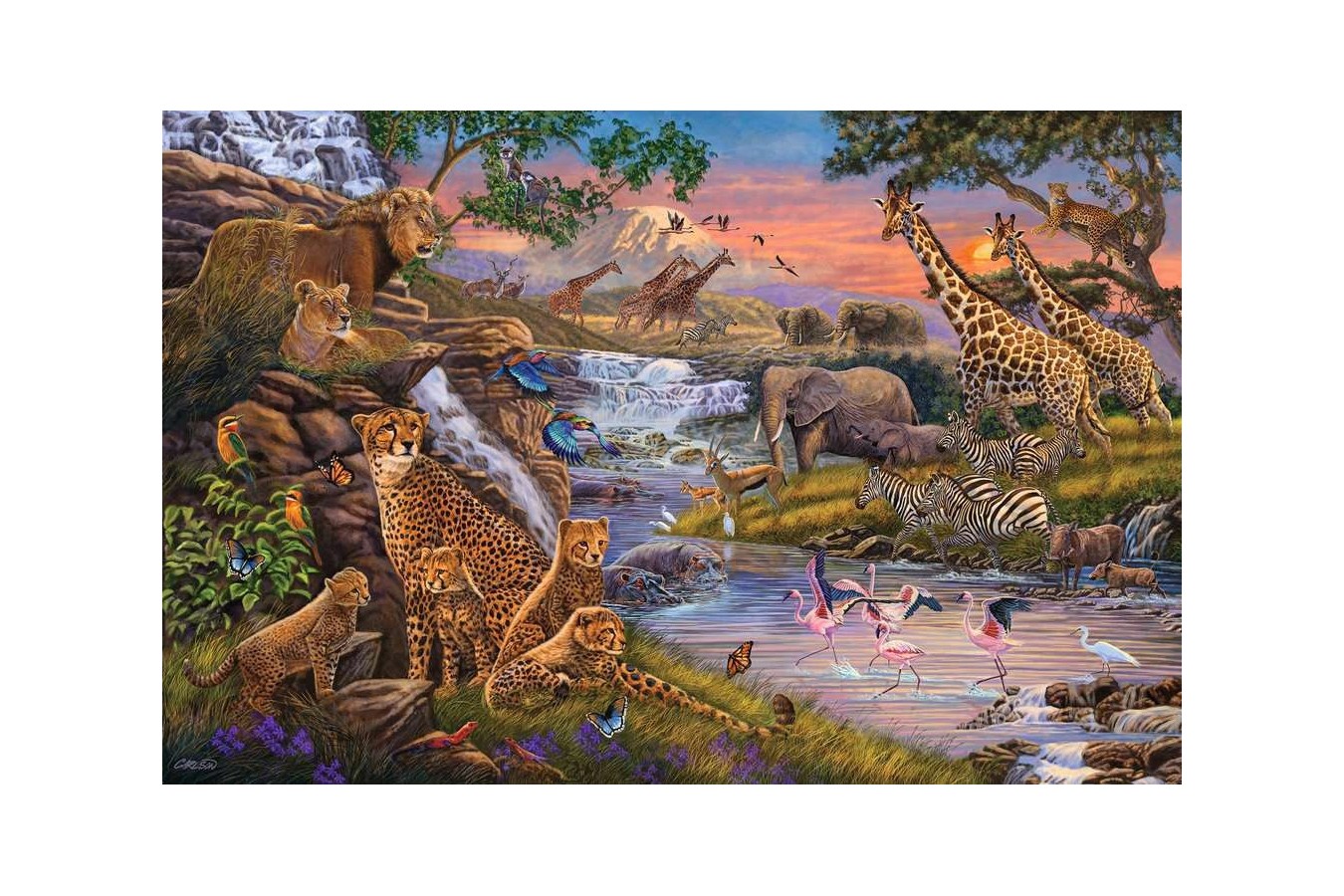 Puzzle Ravensburger - The Animal Kingdom, 3.000 piese (16465)
