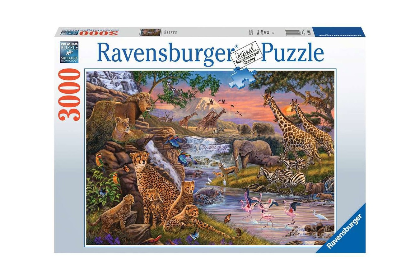 Puzzle Ravensburger - The Animal Kingdom, 3.000 piese (16465) - 1