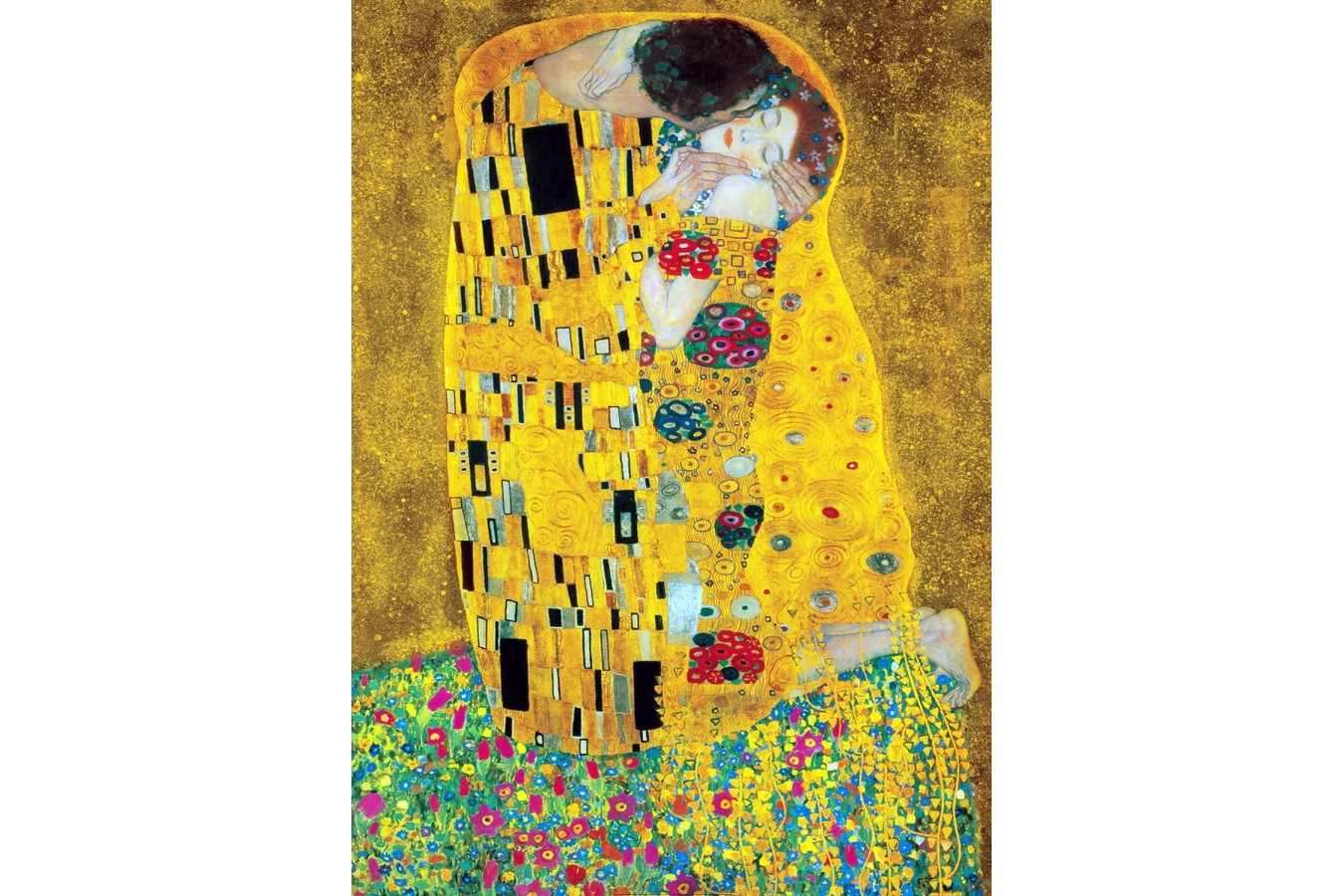 Puzzle TinyPuzzle - Gustav Klimt: The Kiss, 99 piese (1006) imagine