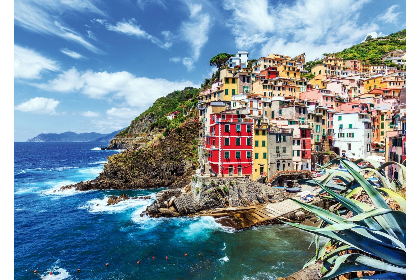 Puzzle TinyPuzzle - Riomaggiore Village, Cinque Terre, Italy, 99 piese (1023) imagine